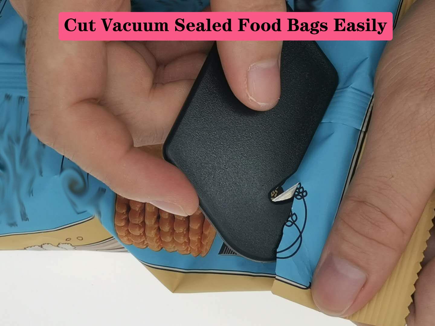 Magnetisk brevåbner til kuverter, 3 stk., kuvertåbner skærer, poståbner klinge med magnet, brevåbner til kvinder, kuvertskærer (sort)