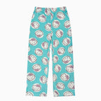 Hello Kitty Girls Pajama Pants and Sleep Shirt Sets for Kids - 2 Piece PJ Sleepwear Set for Toddler Girls - Official License Blue