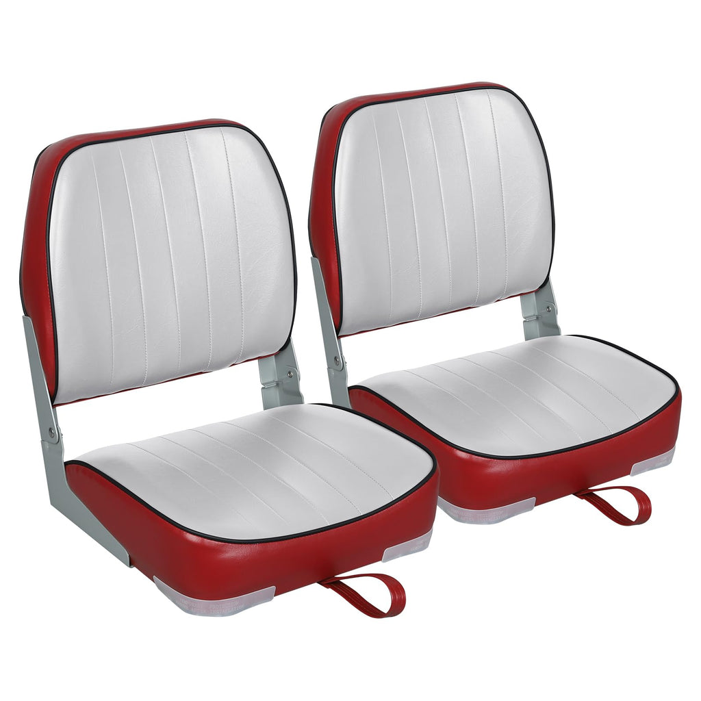 Leader Accessories A Pair of New Low Back Folding Boat Seats(2 seats)