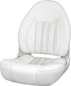 Tempress ProBax Orthopedic Folding High Back Boat Seat (Black/Charcoal/Carbon)