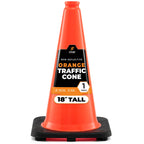 Xpose Safety 28 Inch Orange Traffic Cones Heavy Duty 10lb, 24-Pack - Multipurpose PVC Plastic Safety Cone for Parking, Soccer, Caution, Kids and Construction - DOT Approved