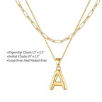 Turandoss Gifts for Women - Birthday Gifts for Women, Gifts for Her, Gifts for Women Birthday Unique, Dainty Gold Choker A Bubble Necklaces, Gold Jewelry for Women