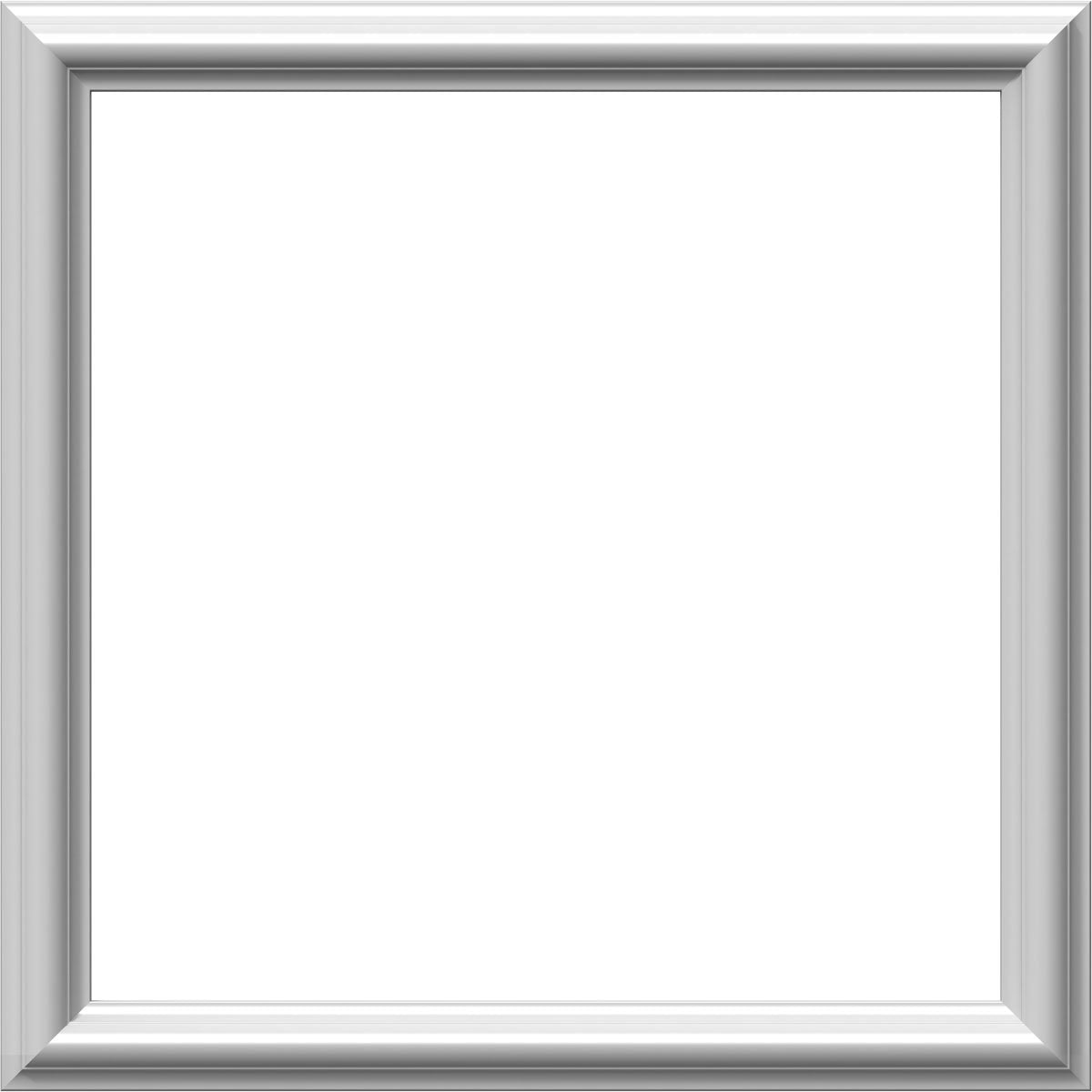 Ekena Millwork PNL20X20AS-01-CASE-2 Ashford Molded Classic Wainscot Wall Panel, 20-in. W x 20-in. H, Factory Primed White, 2 Count