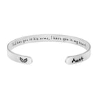 JoycuFF Memorial Gifts for Loss of Mom Dad in Memory of Jewelry Sympathy Bracelet Bereavement Cuff Secret Message Engraved Grief Gifts for Women