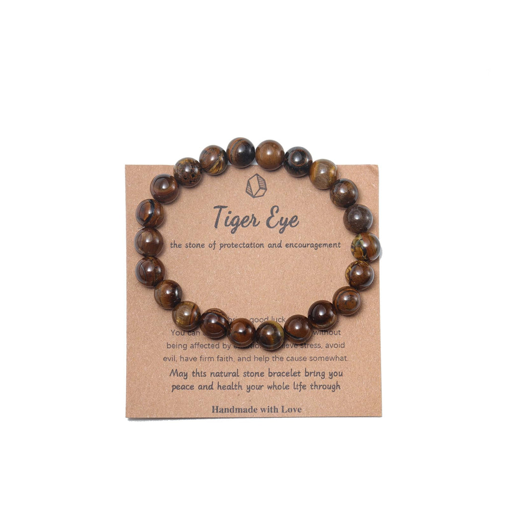 Pingyongchang Stress Relief Anxiety Yoga Bracelet,Mantra Bracelets for Women Natural Crystal Stone Healing Gifts Birthday Gifts for Jade Bracelet for Men