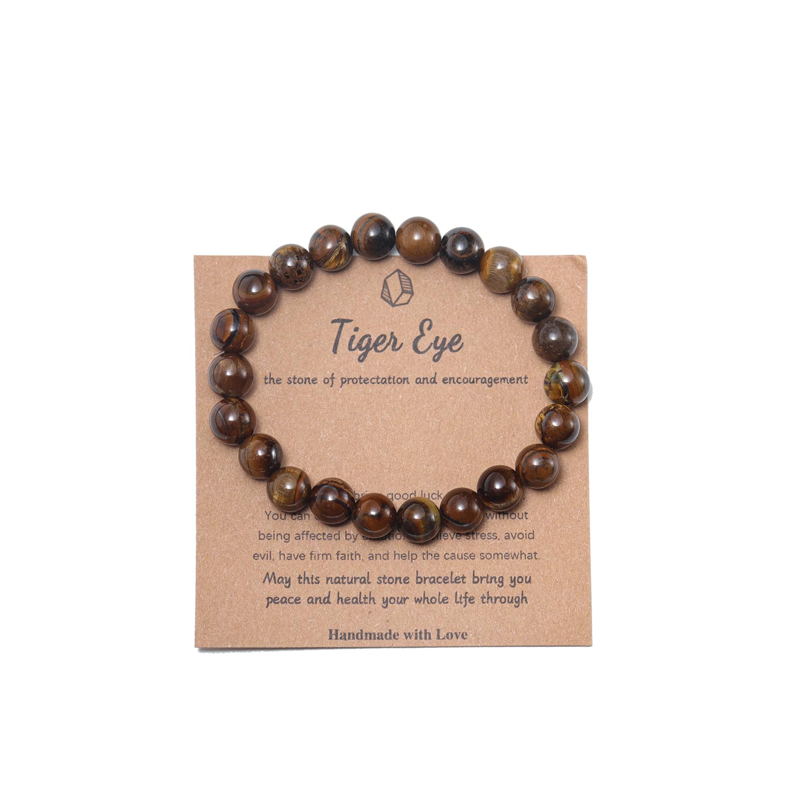 Pingyongchang Stress Relief Anxiety Yoga Bracelet,Mantra Bracelets for Women Natural Crystal Stone Healing Gifts Birthday Gifts for Jade Bracelet for Men