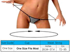SHERRYLO Micro bikini sans entrejambe Extrême Ensemble de lingerie pour femmes Bikinis sans couverture String Tanga Exotique Maillot de bain extrême nu