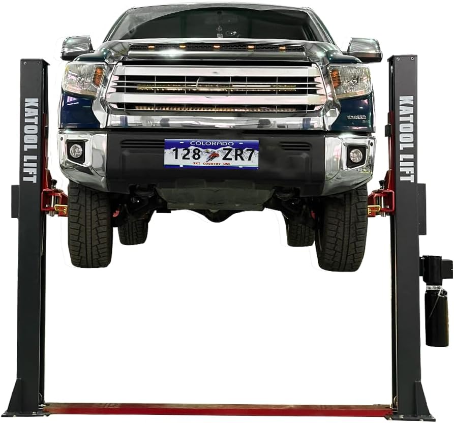 12000 Lbs 4.0HP Two Post Lift Single Lock Release Auto Lift Car Lift 2-Post Lift Truck Hoist