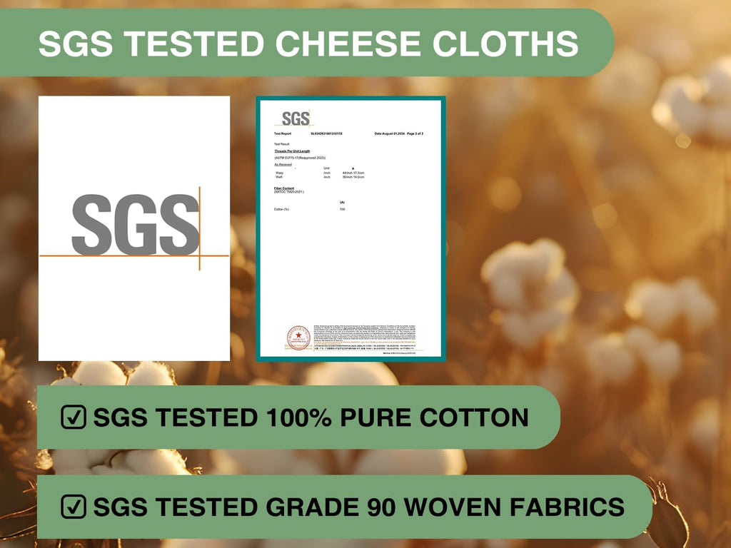 Olicity Cheese Cloths, Grade 90, 27 Sq Feet, Reusable Cheese Cloth with Closed Edges Unbleached Cotton Cheesecloth for Straining, Fine Mesh Fabric Muslin Cloth for Cooking, Rice,Sushi,Crafts - 3 Yards