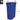 Rubbermaid Commercial Products Slim Jim Plastic Rectangular Recycling Bin/Trash Can with Venting Channels 23 Gal Blue for Kitchens/Classrooms/Offices/Back of House