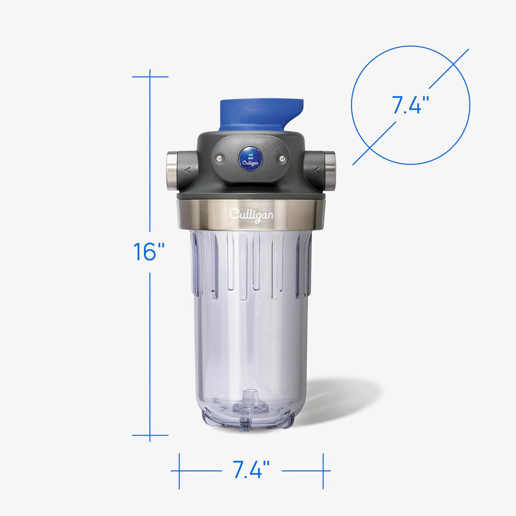 Culligan WH-HD200-C Whole House Water Filter System 1” Inlet/Outlet – Improve Tap Water Taste, Remove Sediment, Protect Appliances