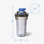 Culligan WH-HD200-C Whole House Water Filter System 1” Inlet/Outlet – Improve Tap Water Taste, Remove Sediment, Protect Appliances