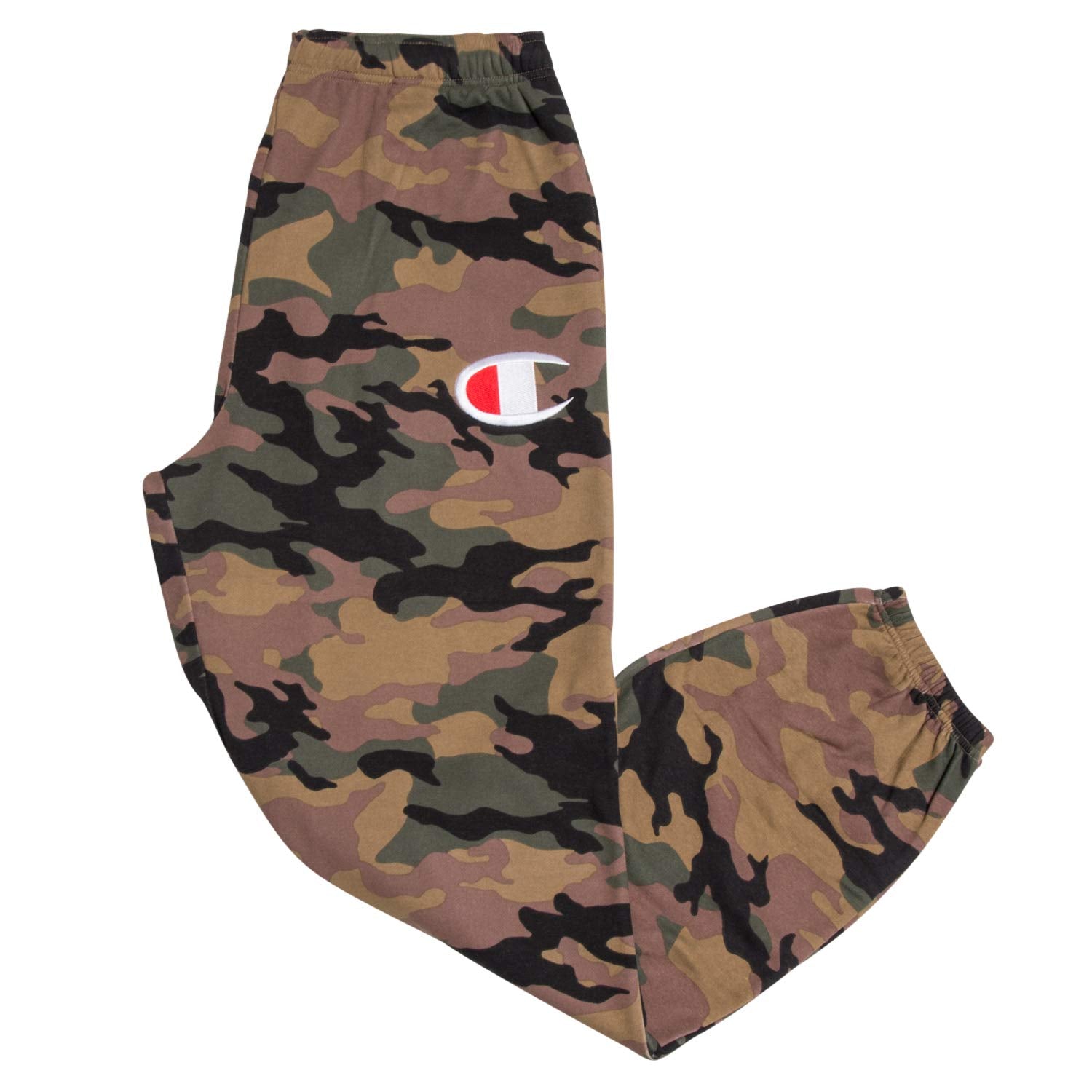 Champion Big and Tall Sweatpants for Men - Fleece Jogger Sweatpants Embroidered Camo