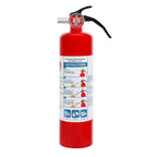2 Pack ABC Dry Chemical Fire Extinguishers, 2.5 lb 1A:10B:C Rating for Home, Car, Boat, Quick Release Handle, Compact & Portable Dry Powder extinguisher