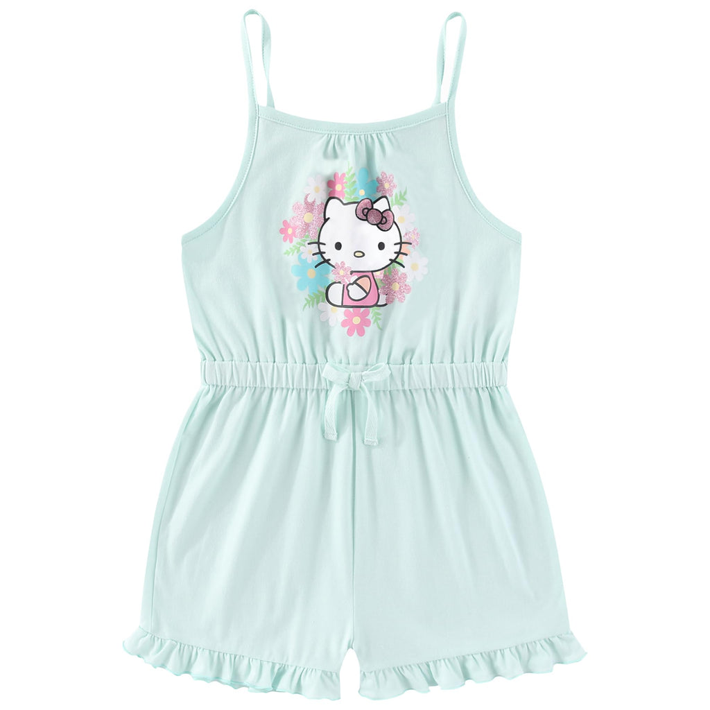 Hello Kitty Sanrio Girls 2 Pack Rompers for Toddlers and Big Kids