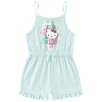 Hello Kitty Sanrio Girls 2 Pack Rompers for Toddlers and Big Kids