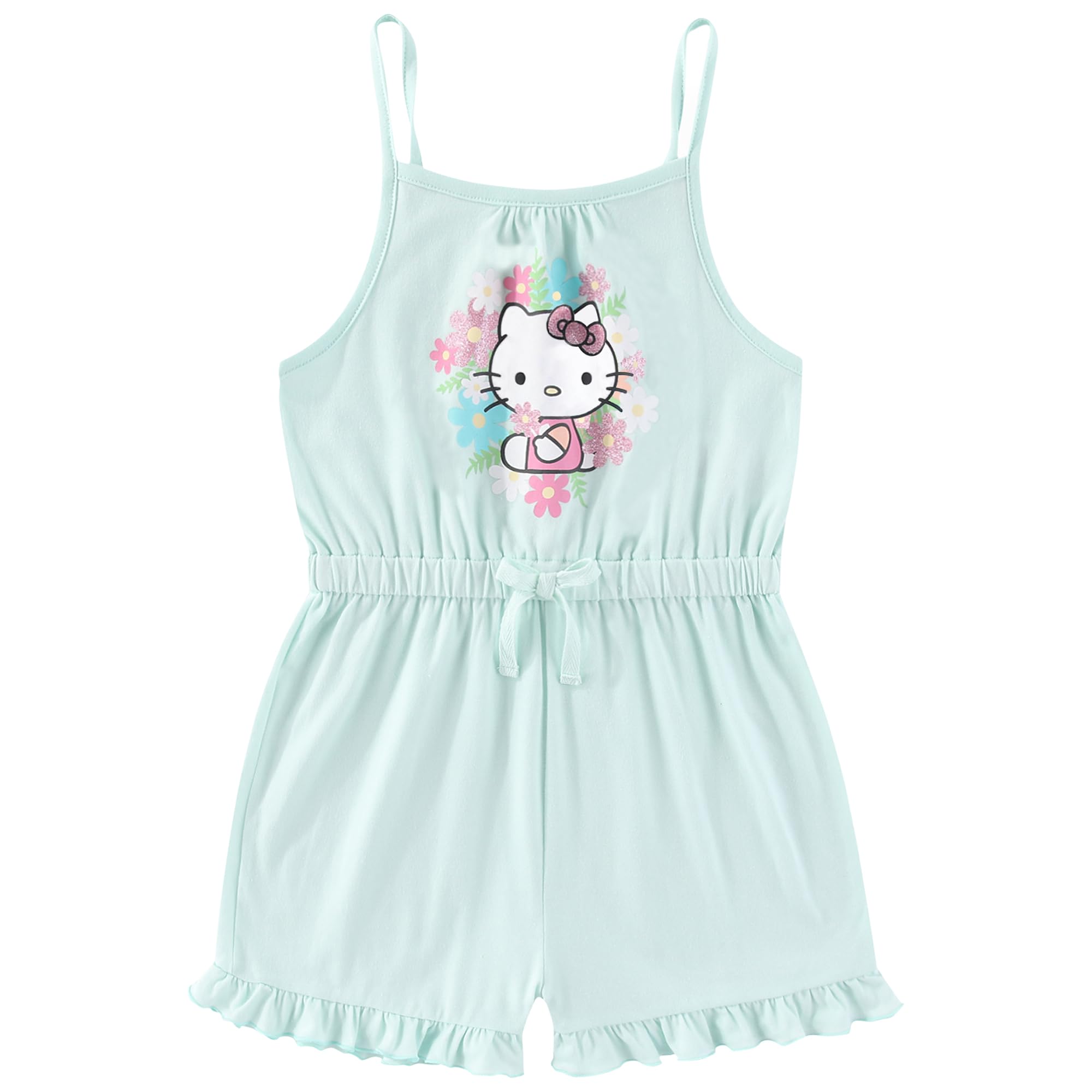 Hello Kitty Sanrio Girls 2 Pack Rompers for Toddlers and Big Kids
