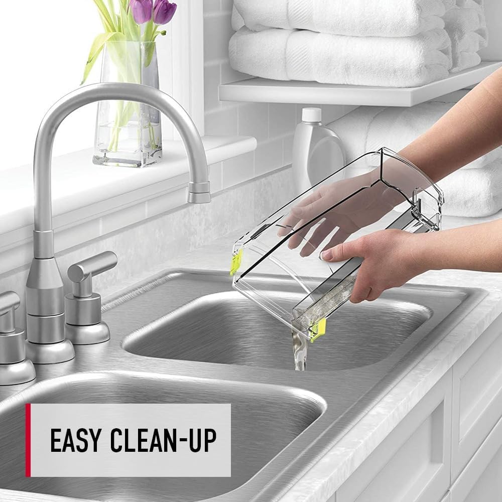 Hoover FloorMate Deluxe Hard Floor Cleaner Machine, Lightweight Cleaning Machine, Floor Scrubber with Spin Scrub Brushes, Wash and Dry Mode, Ideal for Hardwood, Vinyl, Tile, Laminate and More