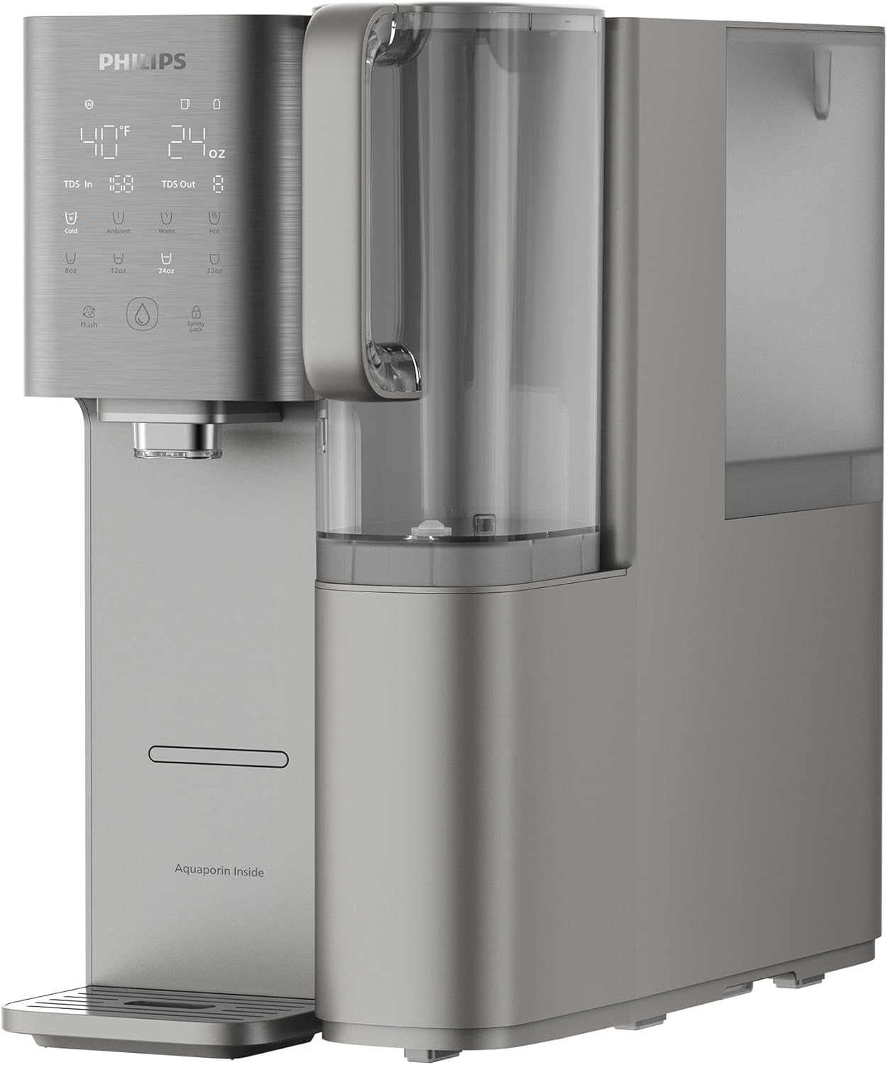 Reverse Osmosis Water Filter Countertop, Cold Water Countertop RO System 6 Stage Filtration with UV Light, Instant Boiling Water 6 Temperature Settings NSF/ANSI 372 Certified, TDS Monitor