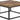 FOLUBAN Modern Coffee Table, Square Center Table for Living Room, Industrial Rustic Wood and Metal Cocktail Tea Table, 31.5 Inch, Brown