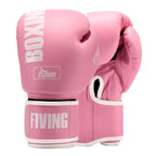 FIVING Pro Style Boxing Gloves for Women, PU Leather, Training Muay Thai,Sparring,Fighting Kickboxing,Adult Heavy Punching Bag Gloves Mitts Focus Pad Workout for Ladies