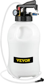 VEVOR Transmission Fluid Pump 2 Way ATF Refill System Dispenser, Oil and Liquid Extractor 10 Liter Large Capacity, Automatic Transmission Fluid Pump Tool Set with 14 Pieces ATF Filler Adapters