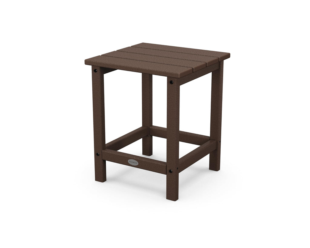 POLYWOOD Long Island 18" Side Table, White