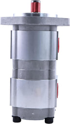 FridayParts Hydraulic Double Gear Pump HGP-33A-F6/6R HGP33AF66R Replacement