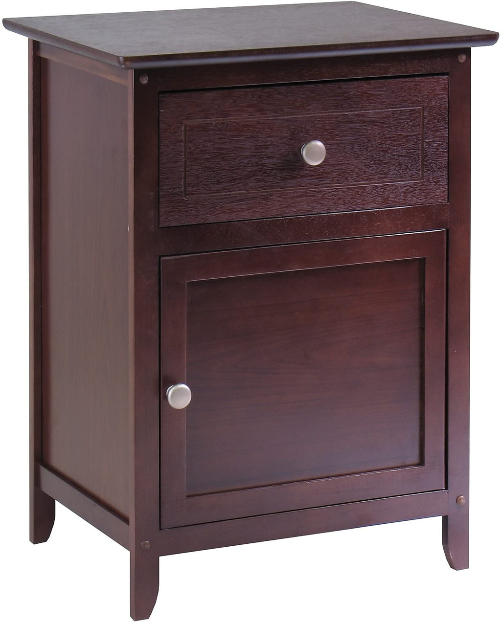 Winsome Eugene Accent Table, 18.90"W x 14.96"D x 25"H, White