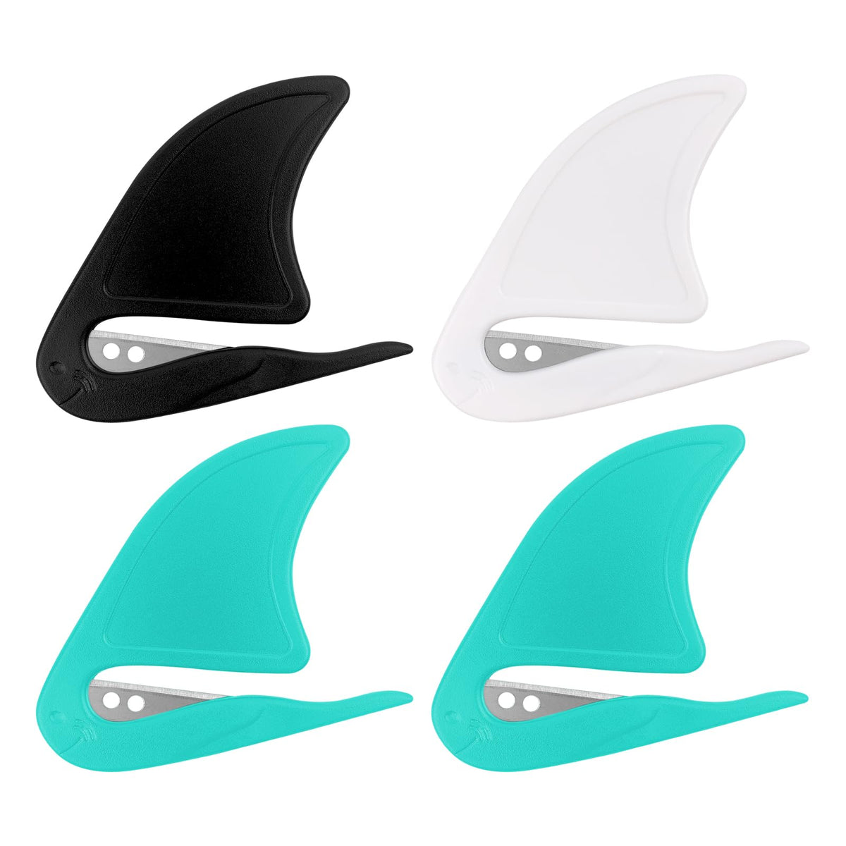 ZUFECY 4 stk kuvertåbner, bærbare brevskærere med skarpe klinger til effektiv postpakke, papirkut, kuvertskærer, sikker poståbner