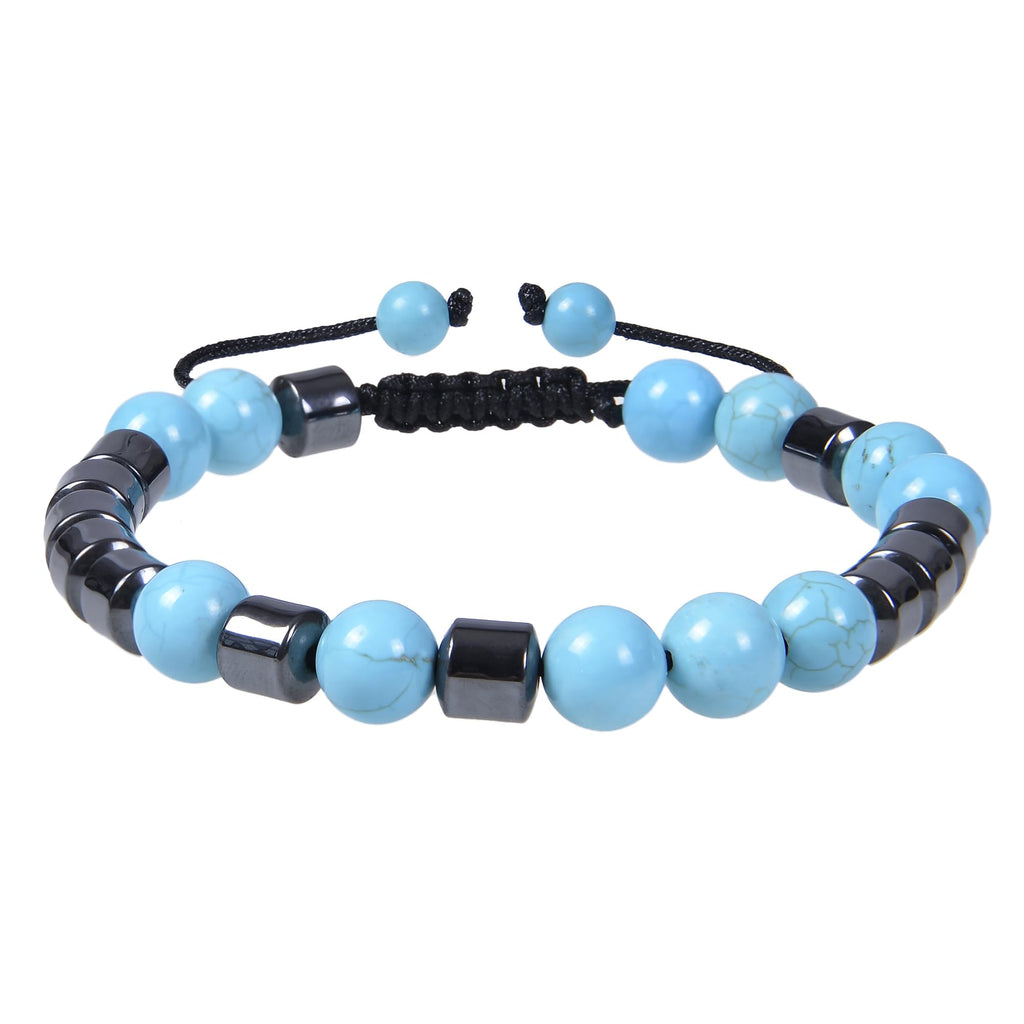 GelConnie Lava Rock Chakra Bracelet 7 Chakra 8mm Natural Stone Healing Bracelet Stress Relief Yoga Beads Anxiety Bracelet Aromatherapy Essential Oil Diffuser Bracelet Bangle