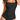 Smismivo Tummy Control Swimwear Halter One Piece Slimming Vintage Retro Swimsuit Womens Ruched Push Up Bathing Suit Black