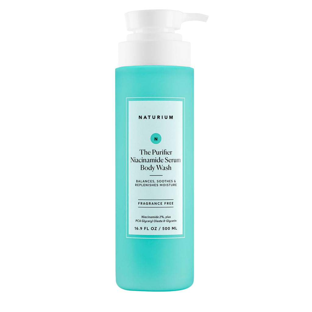 Naturium The Booster Hyaluronic Acid Body Wash, Hydrating & Moisturizing plus Minimizes Dryness, with Glycerin & Vitamin B5, 16.9 oz