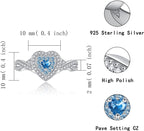 Teardrop Cremation Ring for Ashes - 925 Sterling Silver Urn Keepake Rings Memorial Jewelry for Women