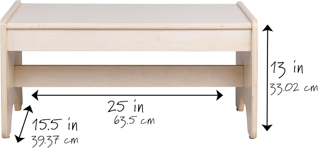 Children’s Factory Everyday Lounge Coffee Table, Toddler Reading Book Nook Table, Daycare, Preschool, Classroom or Playroom Kids Furniture, DIY Assembly