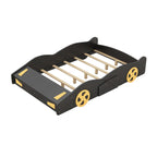 Merax racerbilsformet seng med hjul og opbevaring