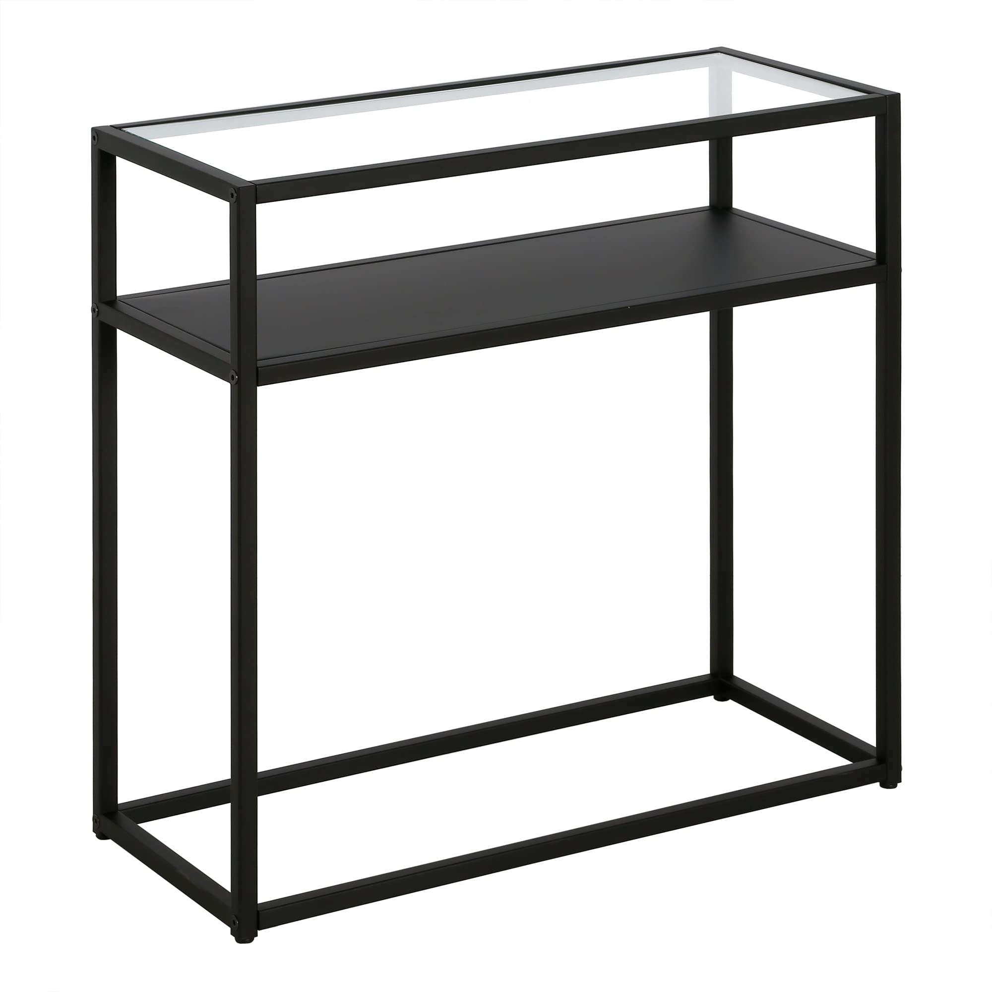 Ada 20'' Wide Square Side Table in Blackened Bronze
