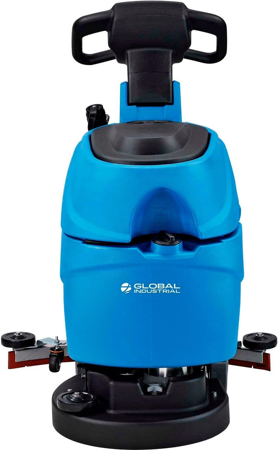 Global Industrial Commercial Electric Walk-Behind Ergonomic Auto Floor Scrubber, Corded, 17" Cleaning Path, 9.2 Gallon Solution Tank, 10.5 Gallon Recovery Tank