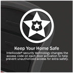 Genie Model GIRUD-1T Alleviates Frequency Interference in Garage Door Opener Remotes Upgrades Most Major Brands to Intellicode Security, Black