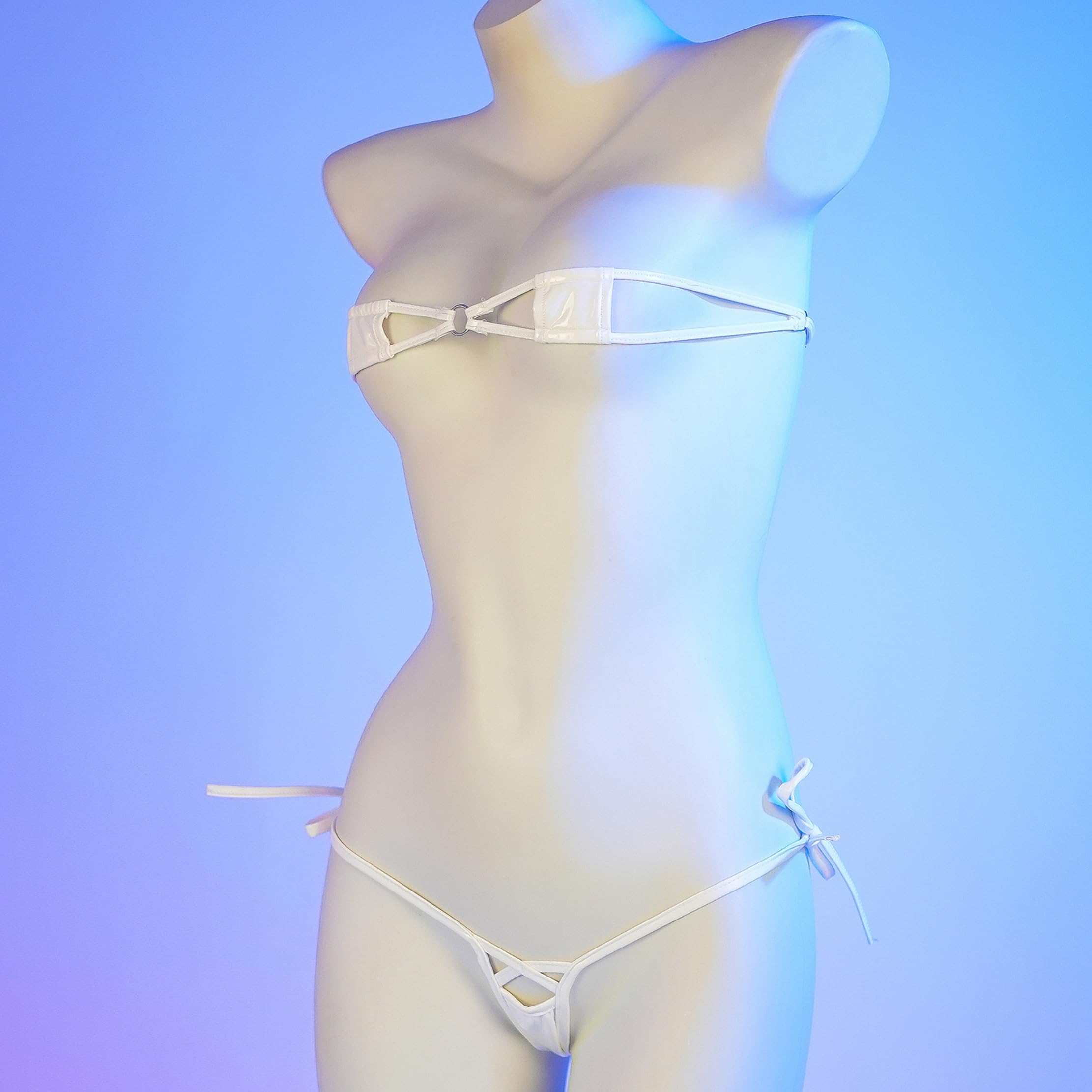 Micro bikini JasmyGirls extrême goth maillots de bain pour femmes lingerie succube maillot de bain transparent string mini tanga maillot de bain minuscule