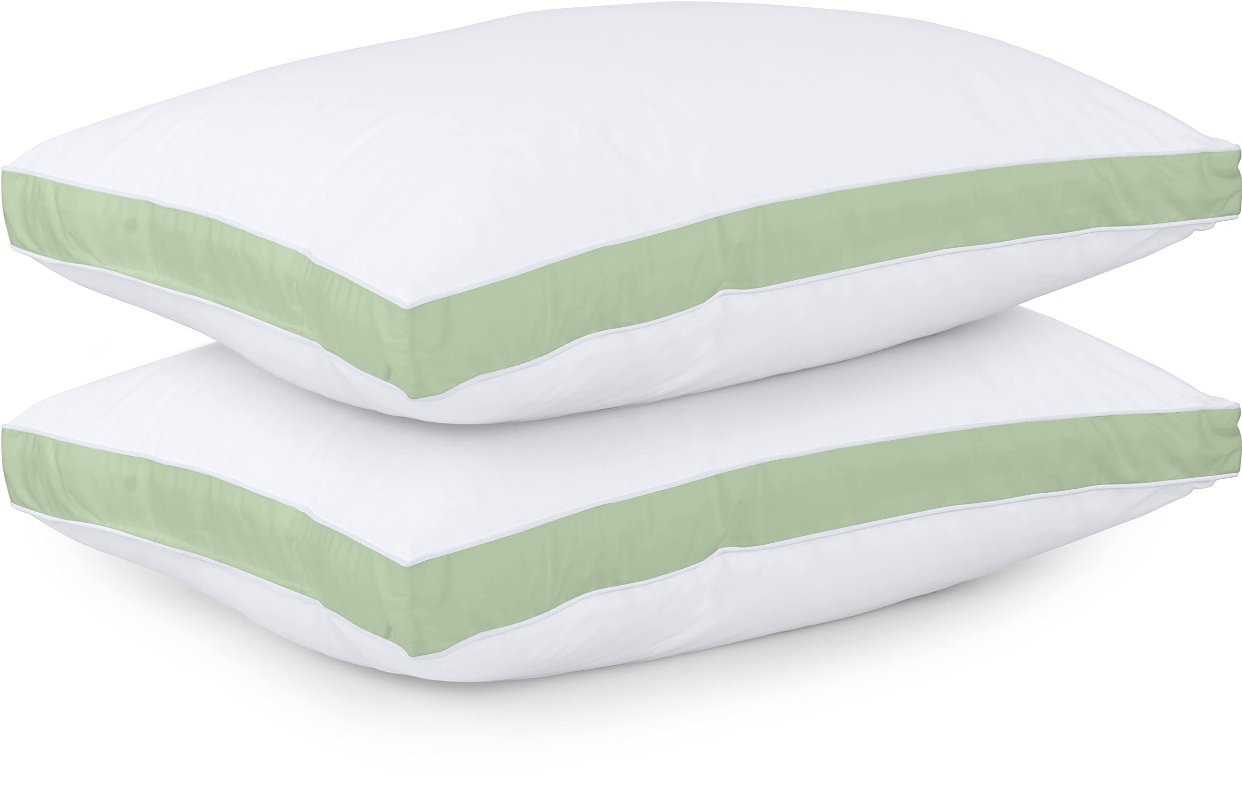 Utopia Bedding Bed Pillows for Sleeping Queen Size (White), Set of 2, Cooling Hotel Quality, Gusseted Pillow for Back, Stomach or Side Sleepers