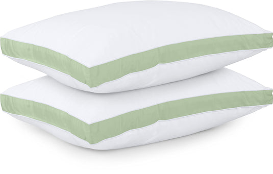 Utopia Bedding Bed Pillows for Sleeping Queen Size (White), Set of 2, Cooling Hotel Quality, Gusseted Pillow for Back, Stomach or Side Sleepers