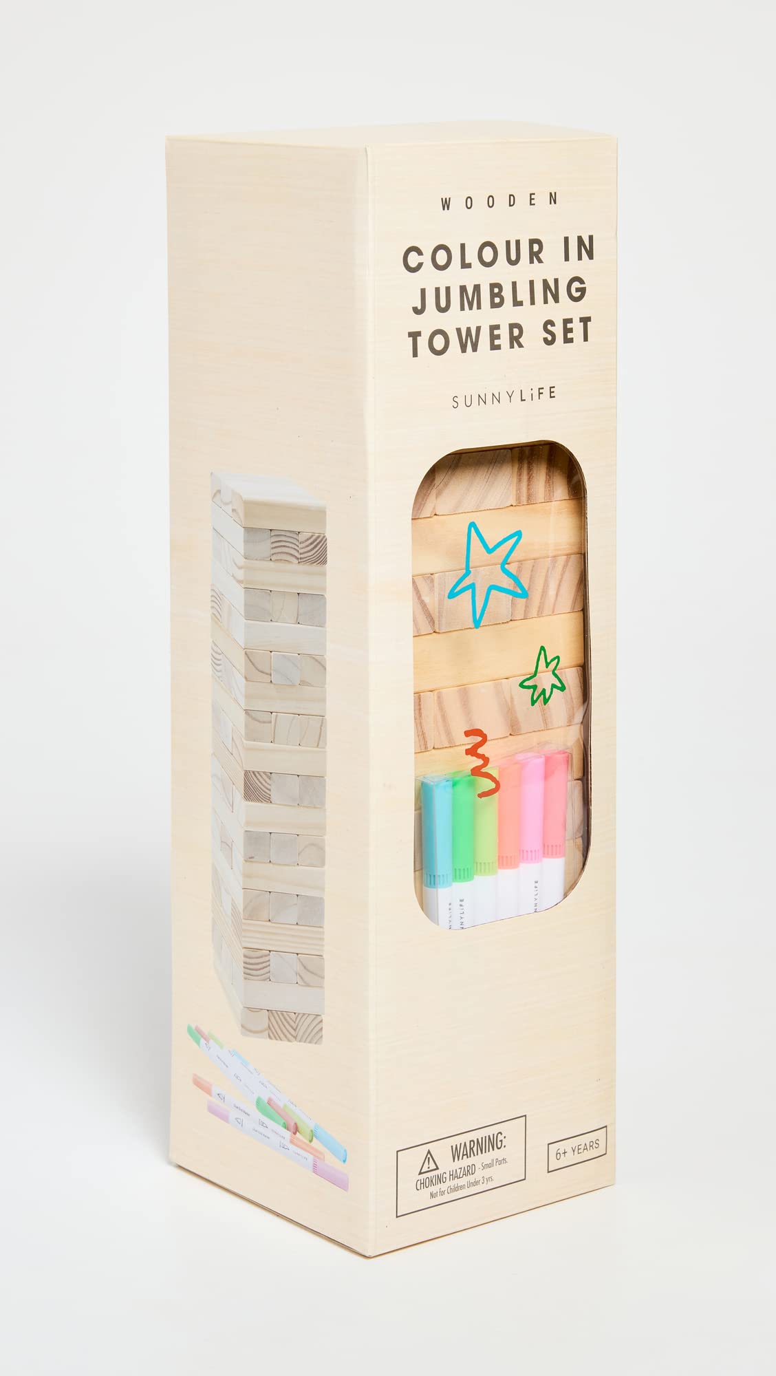 Ensemble de tour à empiler à colorier Sunnylife | Majorelle