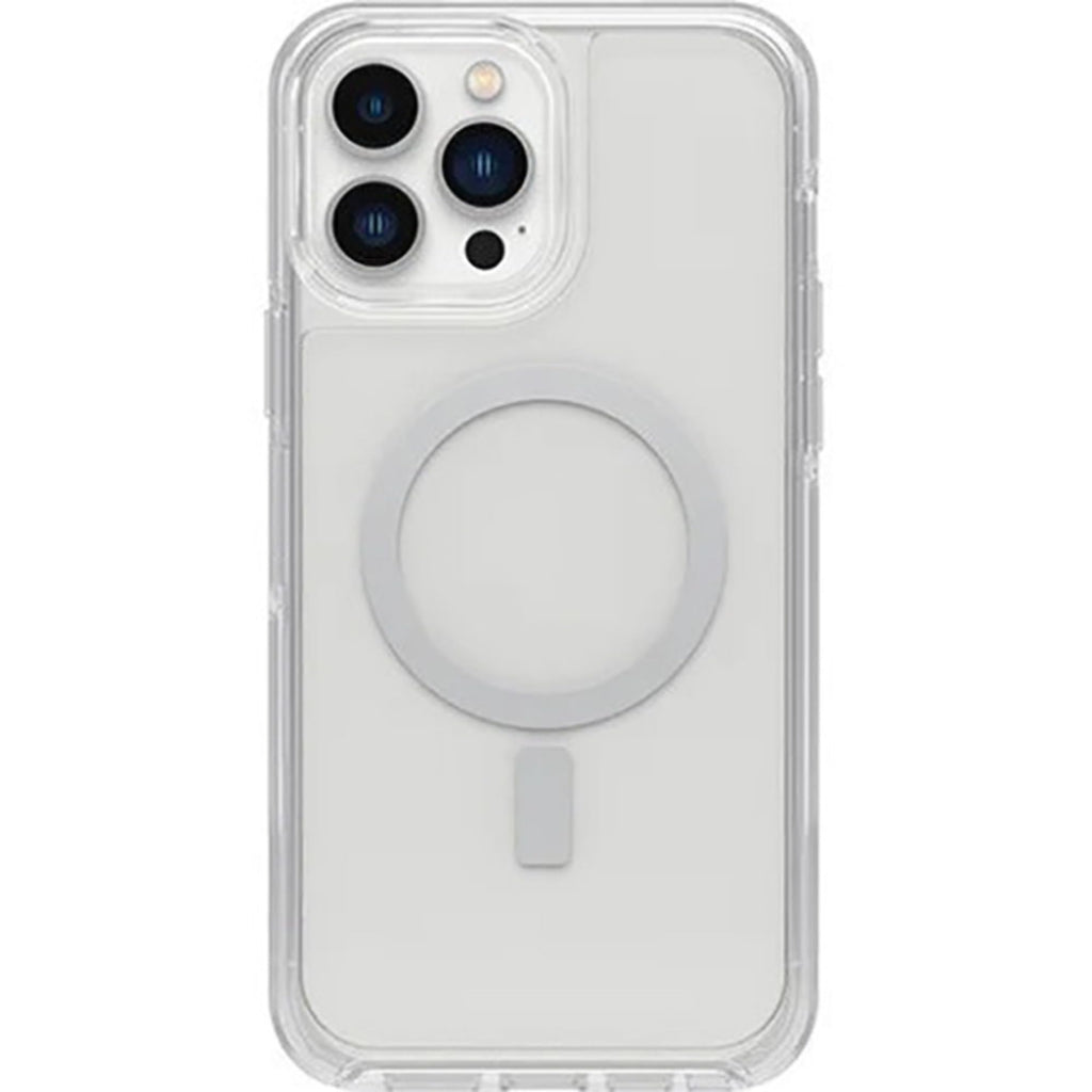 Custodia OtterBox iPhone 13 Pro Max e iPhone 12 Pro Max Serie Symmetry Series+ - Onde Ariel, Ultra-Sottile, Si Aggancia a MagSafe, Bordi Rialzati Proteggono Fotocamera e Schermo