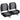 Leader Accessories A Pair of New Low Back Folding Boat Seats(2 seats)