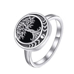 ONEFINITY Tree of Life Rings Sterling Silver Celtic Knot Tree of Life Rings Family Tree Jewelry Gifts for Women