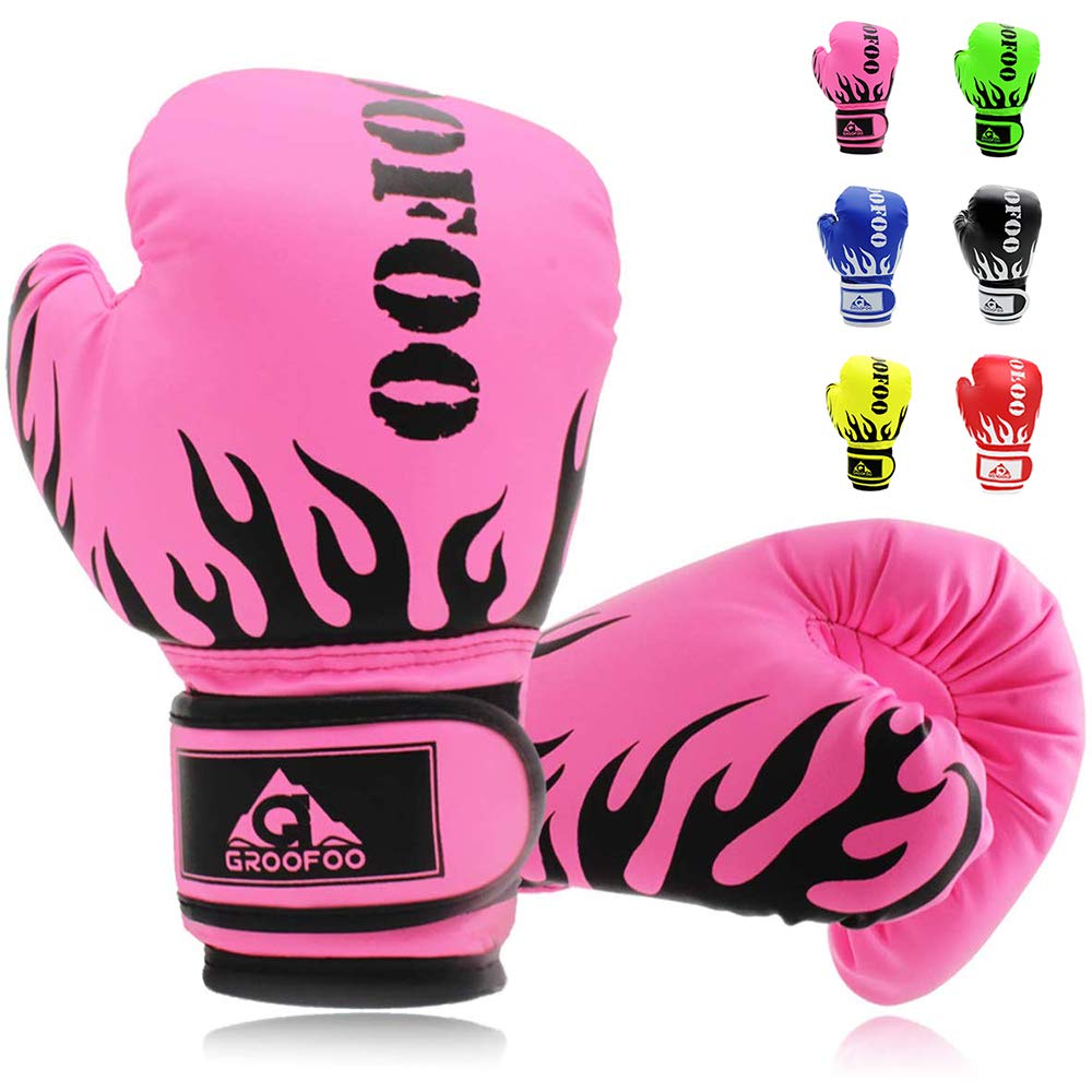 Kids Boxing Gloves 4oz 6oz 8oz Punching Gloves for Kids Youth Traning Gloves for Punching Bag Kickboxing Sparring Muay Thai MMA Fight Gloves