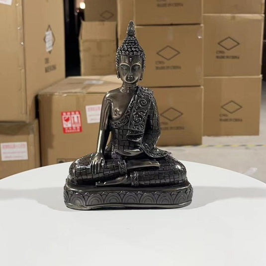 Ornement de statue de Bouddha artisanal en résine, offre spéciale