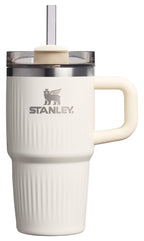 STANLEY Quencher H2.0 Tumbler with Handle and Straw 14 oz | Flowstate 3-Position Lid | Cup Holder Compatible for Travel | Insulated Stainless Steel Cup | BPA-Free | Azure