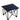 iClimb Ultralight Compact Camping Folding Table with Carry Bag (Black - S)